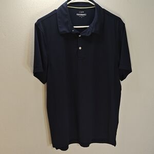 J. Crew Performance Navy Men's Polo Shirt
